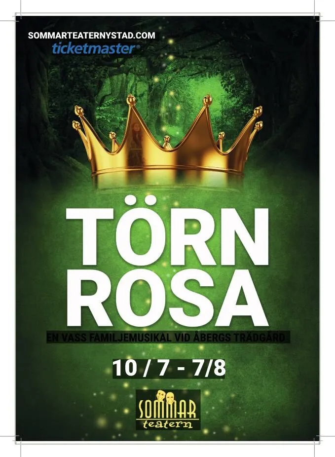Affisch för Törnrosa, Sommarteatern