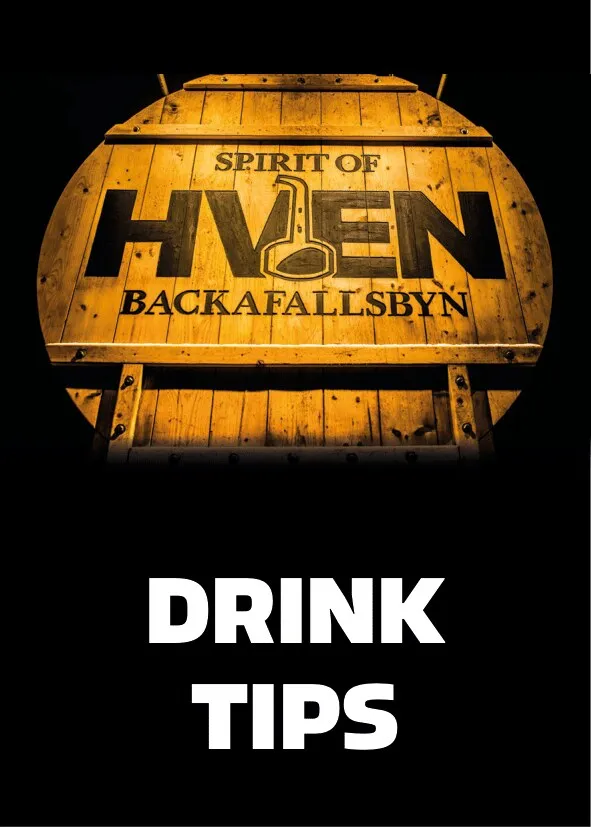 Drink tips, Spirit of Hven, Backafallsbyn
