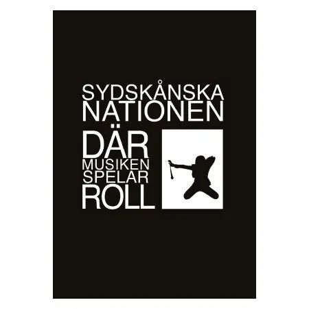 Affisch för Sydskånska nationen: Där musiken spelar roll